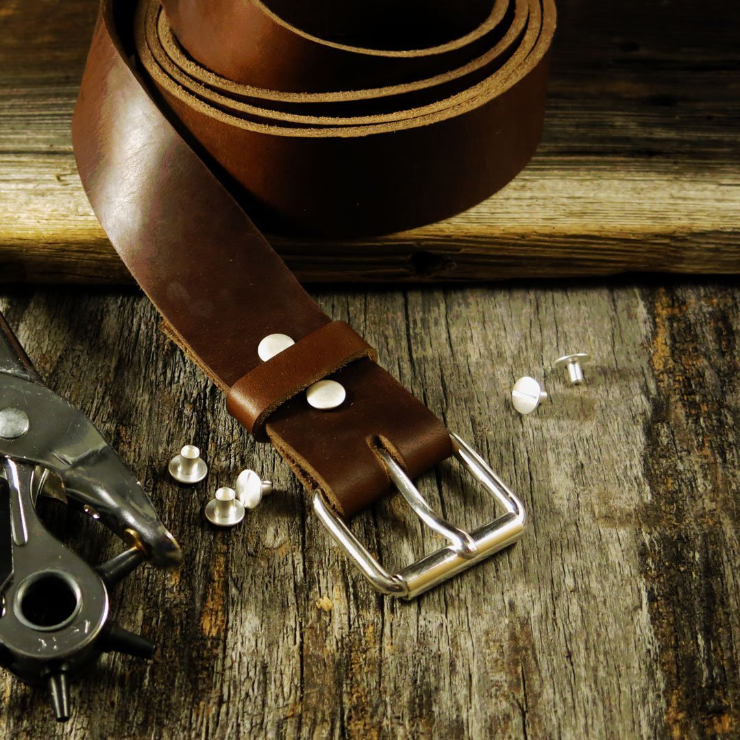 LEATHER BELT MAKING STARTER KIT INC TOOLS 31 PIECES