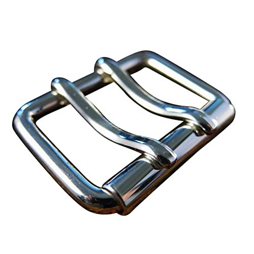 Sterling Silver Double Belt Buckle- 1.5 Inch 1 1/2" Inside Width - Replacement Belt Parts - www.thesterlingbuckle.com