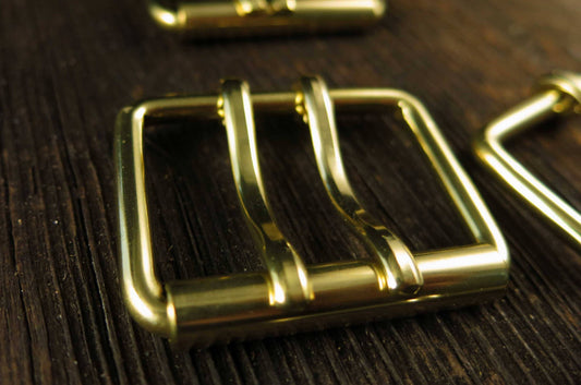 Brass Belt Buckle Double