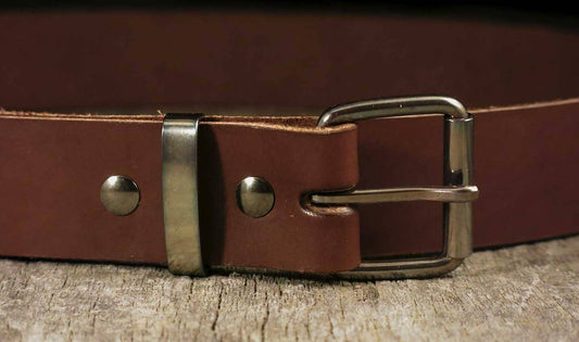 GunMetal Copper Belt Keeper